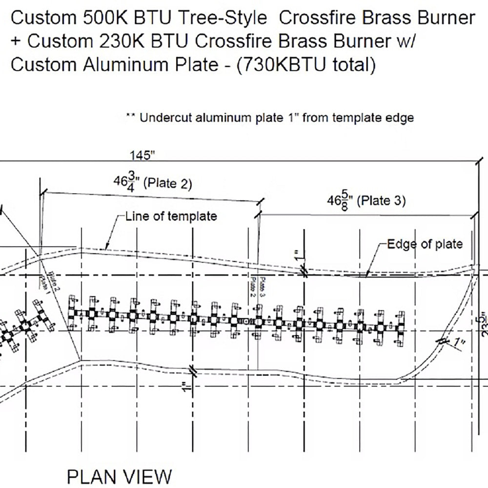 Custom Crossfire Burners by Warming Trends