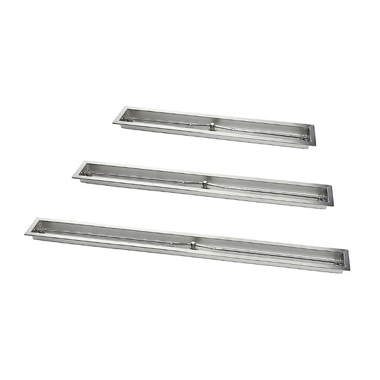 36" Stainless Steel Trough Burner with pan