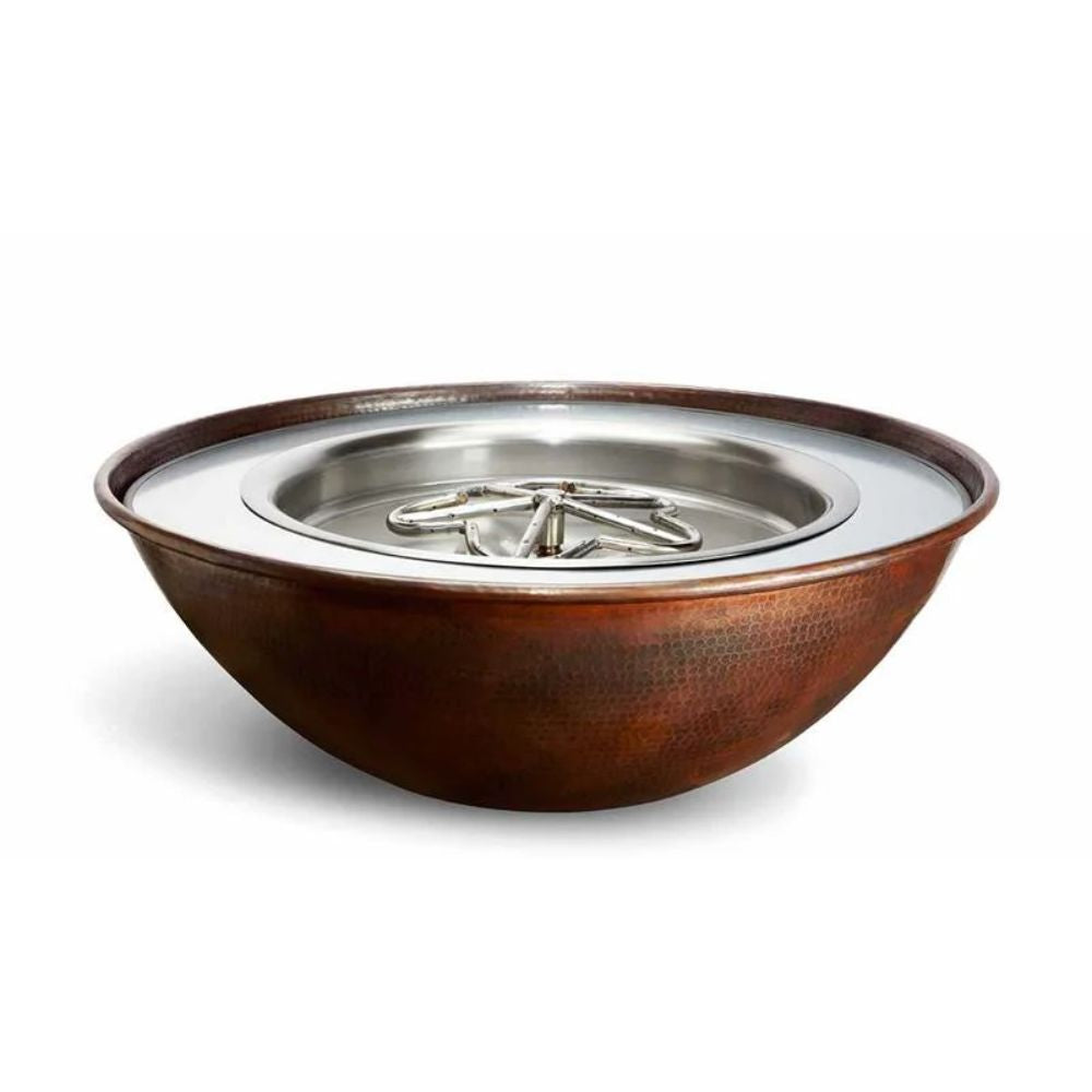 Tempe Round Copper Gas Fire Bowl