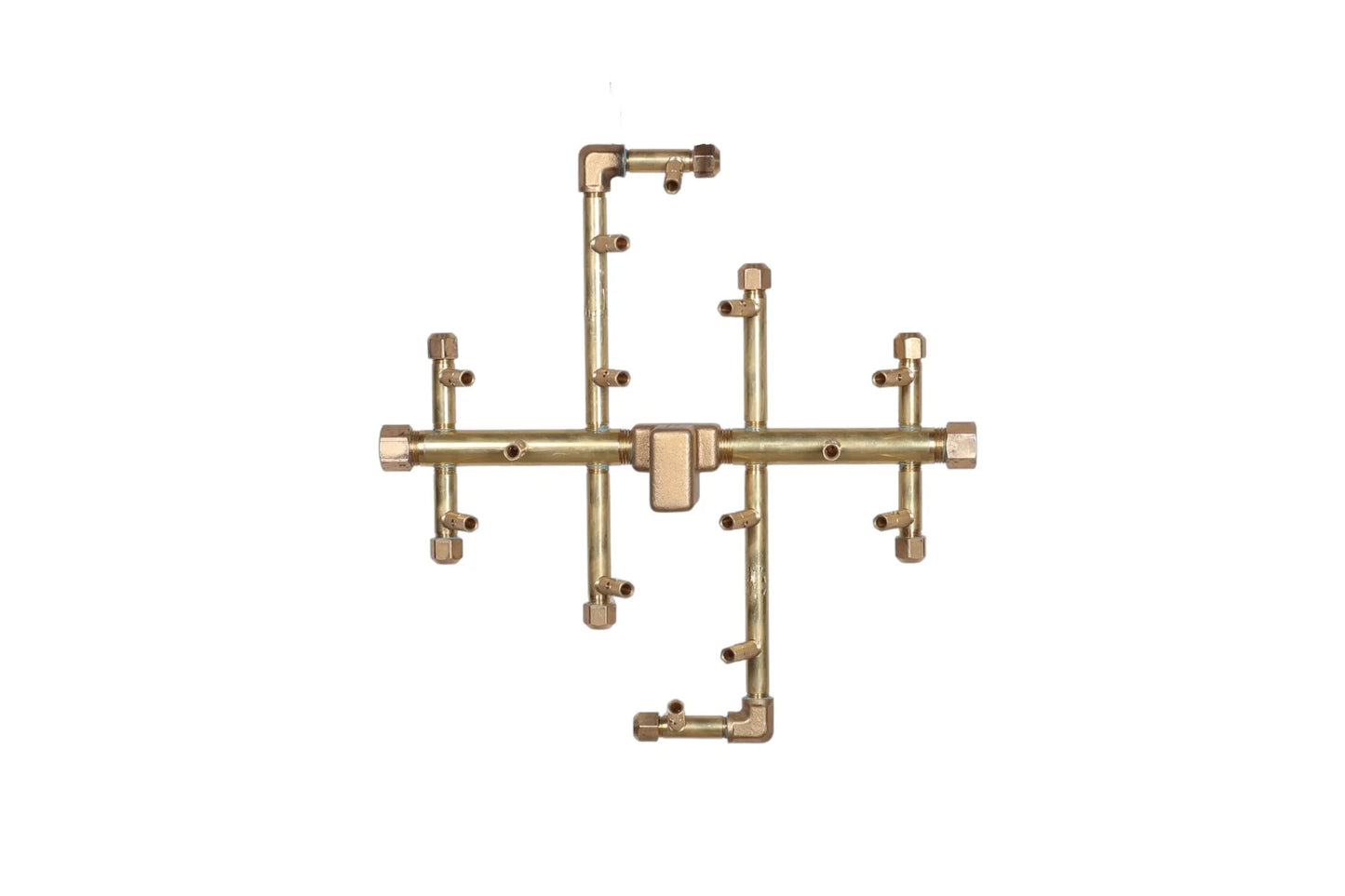 140K BTU 13.5″ X 13.5″ Universal Crossfire Brass Burner