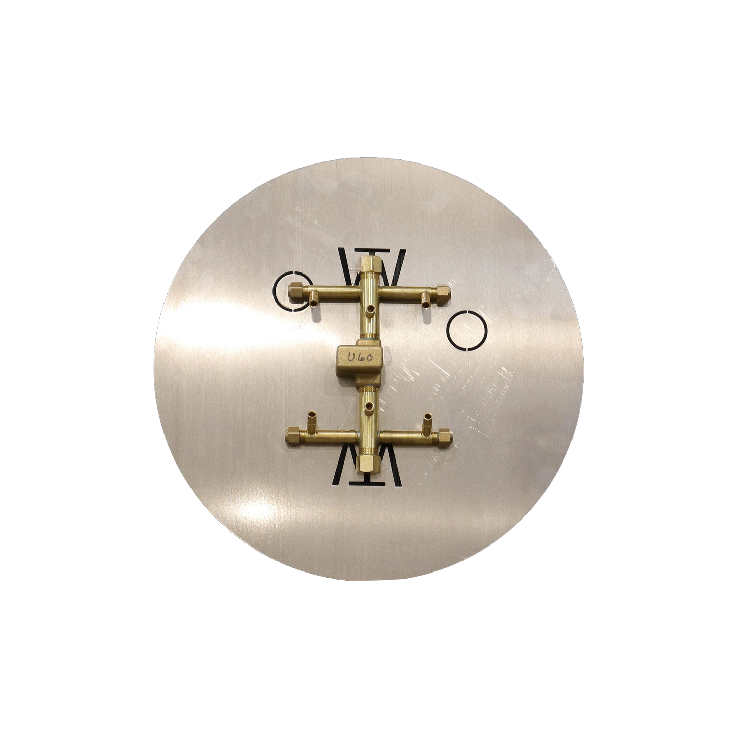 60K BTU 9″ x 6.75″ Universal Crossfire Brass Burner