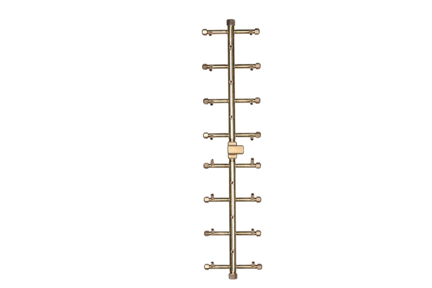 Warming Trends Crossfire Tree Style Brass Gas Fire Pit Burners - 7 Sizes