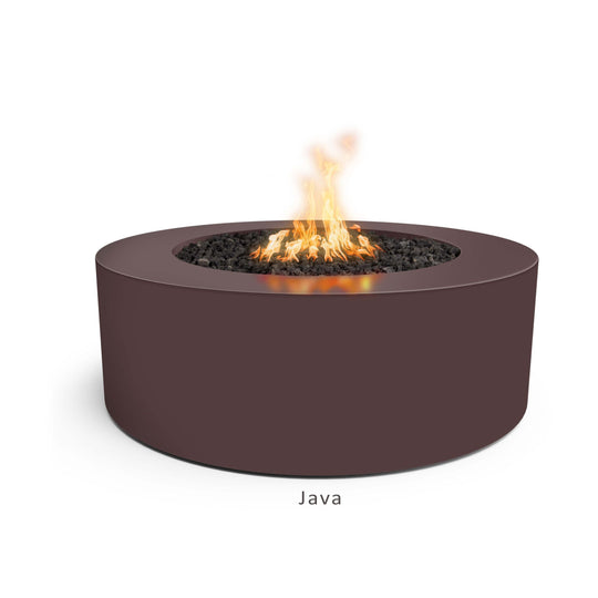 Unity Round Steel Gas Fire Pit 18" High (3 sizes)