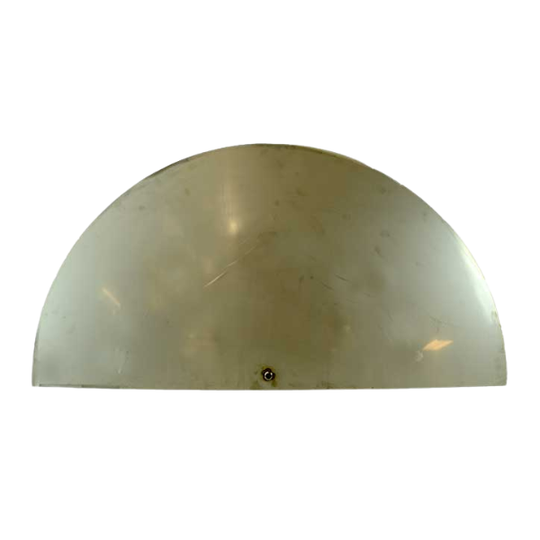 19″ – 24″ Custom 1/2 Circle Flat, Stainless Steel Burner Pan