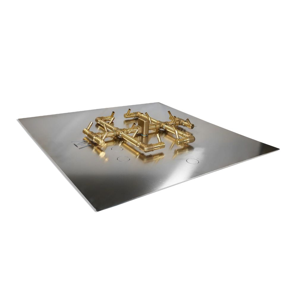 Warming Trends Crossfire Burner System with Square Pan