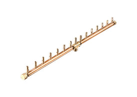 Warming Trends Crossfire Linear Brass Gas Fire Pit Burners