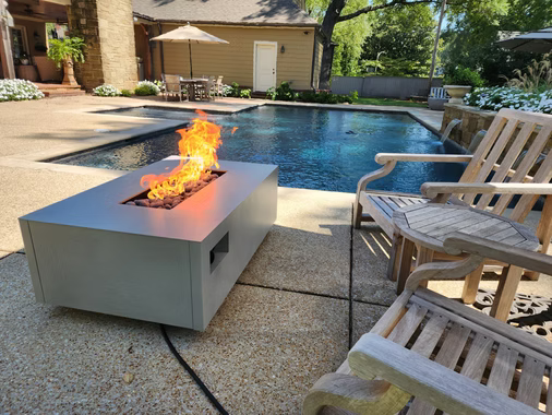 Aon Steel Rectangle Fire Pit (3 sizes)