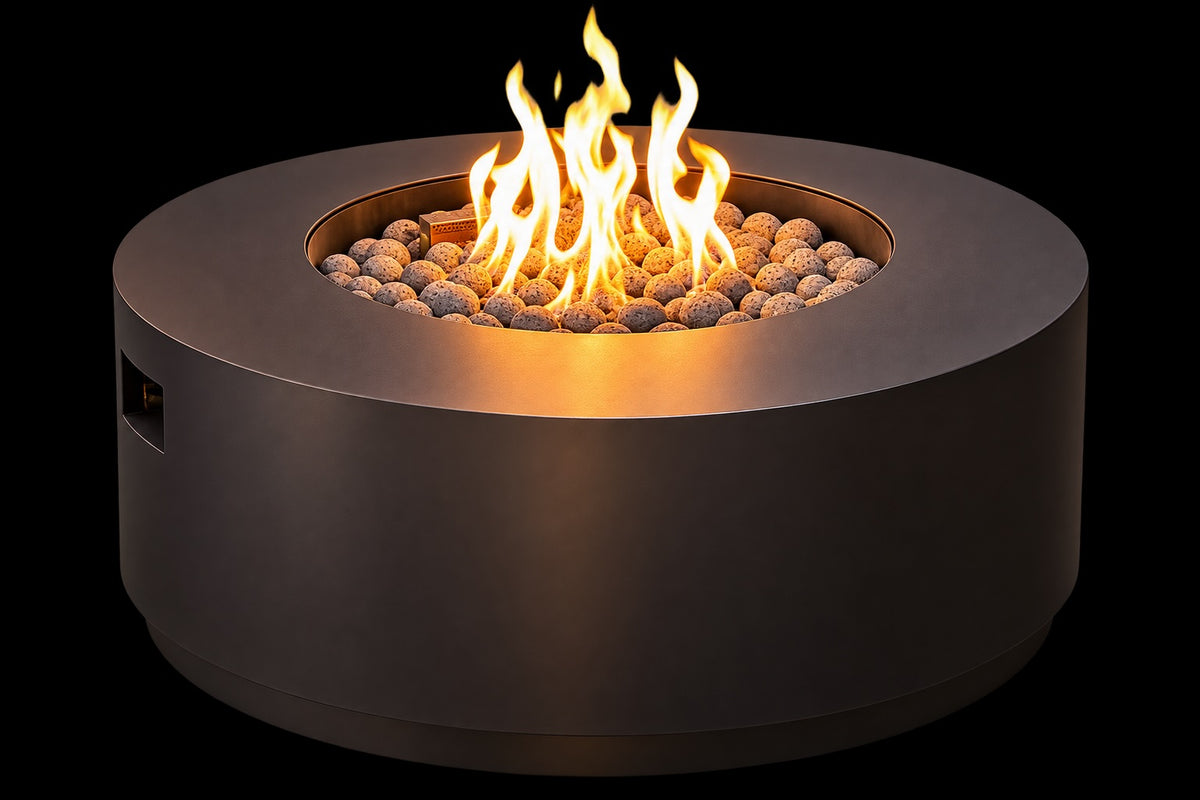 Aon Steel Round Fire Pit 48"
