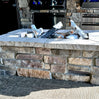 "Ready To Ship″ 48" x 30″ Rectangle Custom Stone Gas Fire Pit