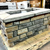 "Ready To Ship″ 48" x 30″ x  21" H Rectangle Custom Stone Gas Fire Pit