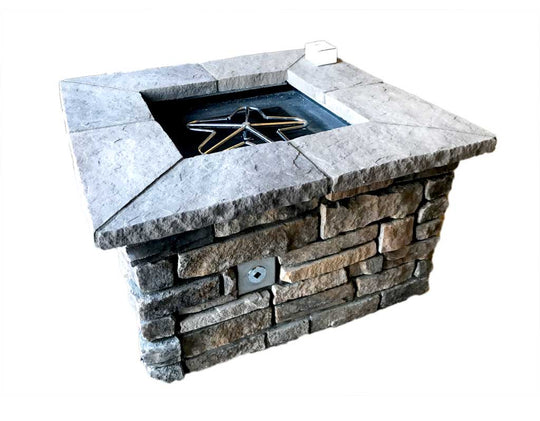 Custom Square Fire Pit Kit 33″