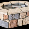 61″ x 42″ Rectagon Custom Stone Gas Fire Pit