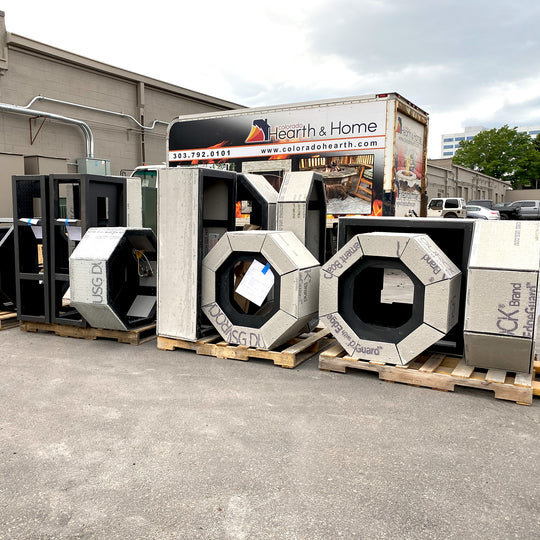 48″ x 30″ Rectangle Custom Stone Gas Fire Pit