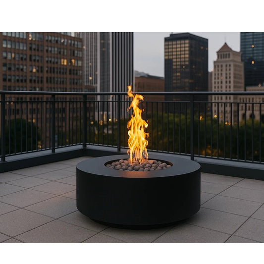 Aon Steel Round Fire Pit 48"