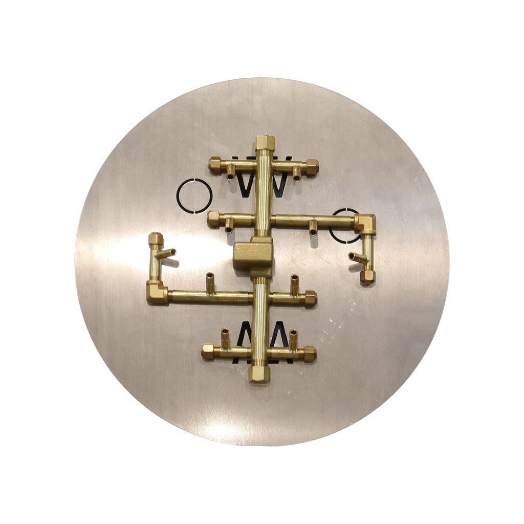 100K BTU 11.75″ x 10.5″ Universal Crossfire Brass Burner