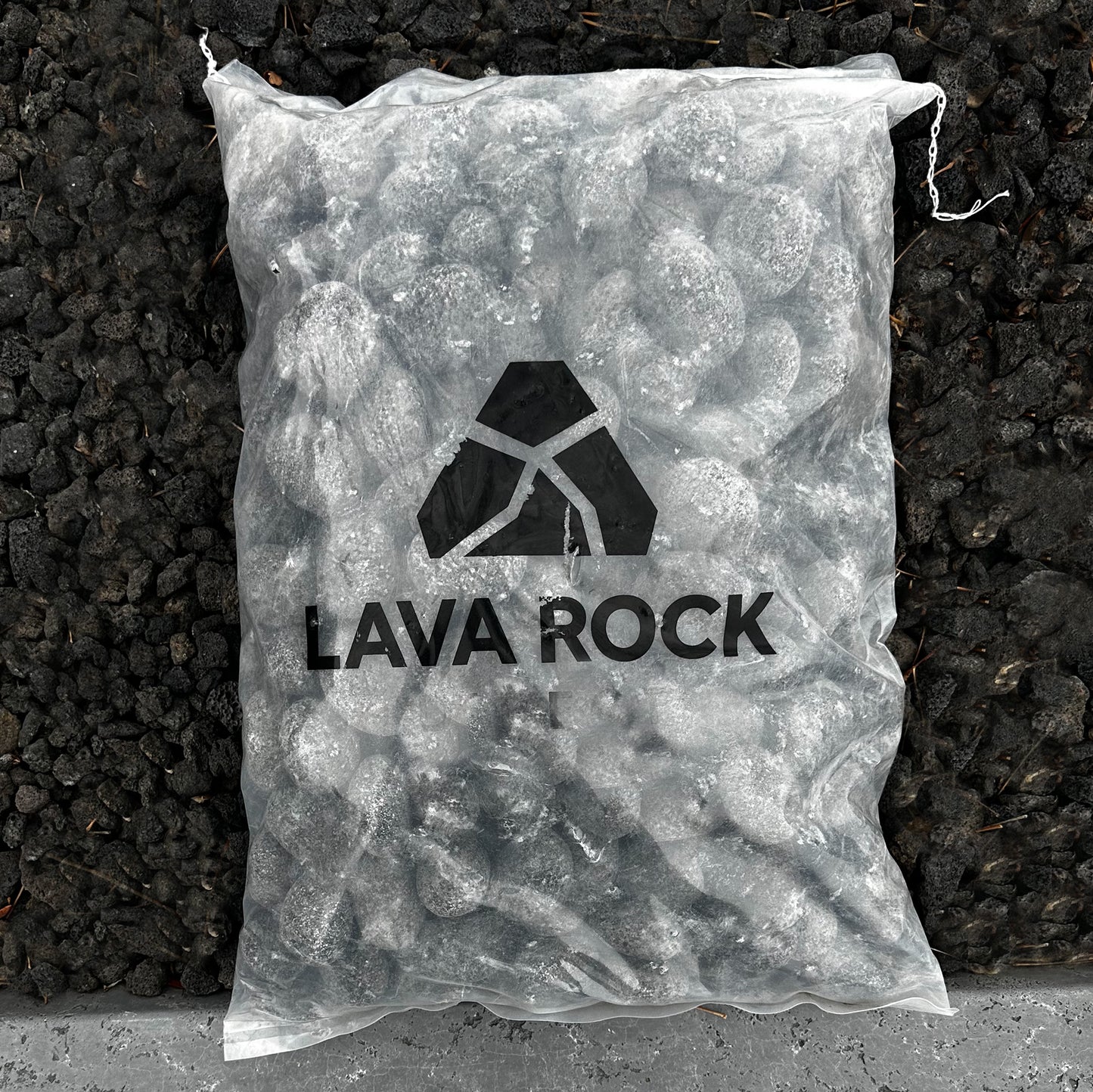 Medium Tumbled Lava Stones -  44 lbs