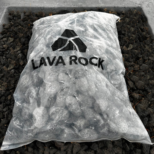Medium Tumbled Lava Stones -  44 lbs