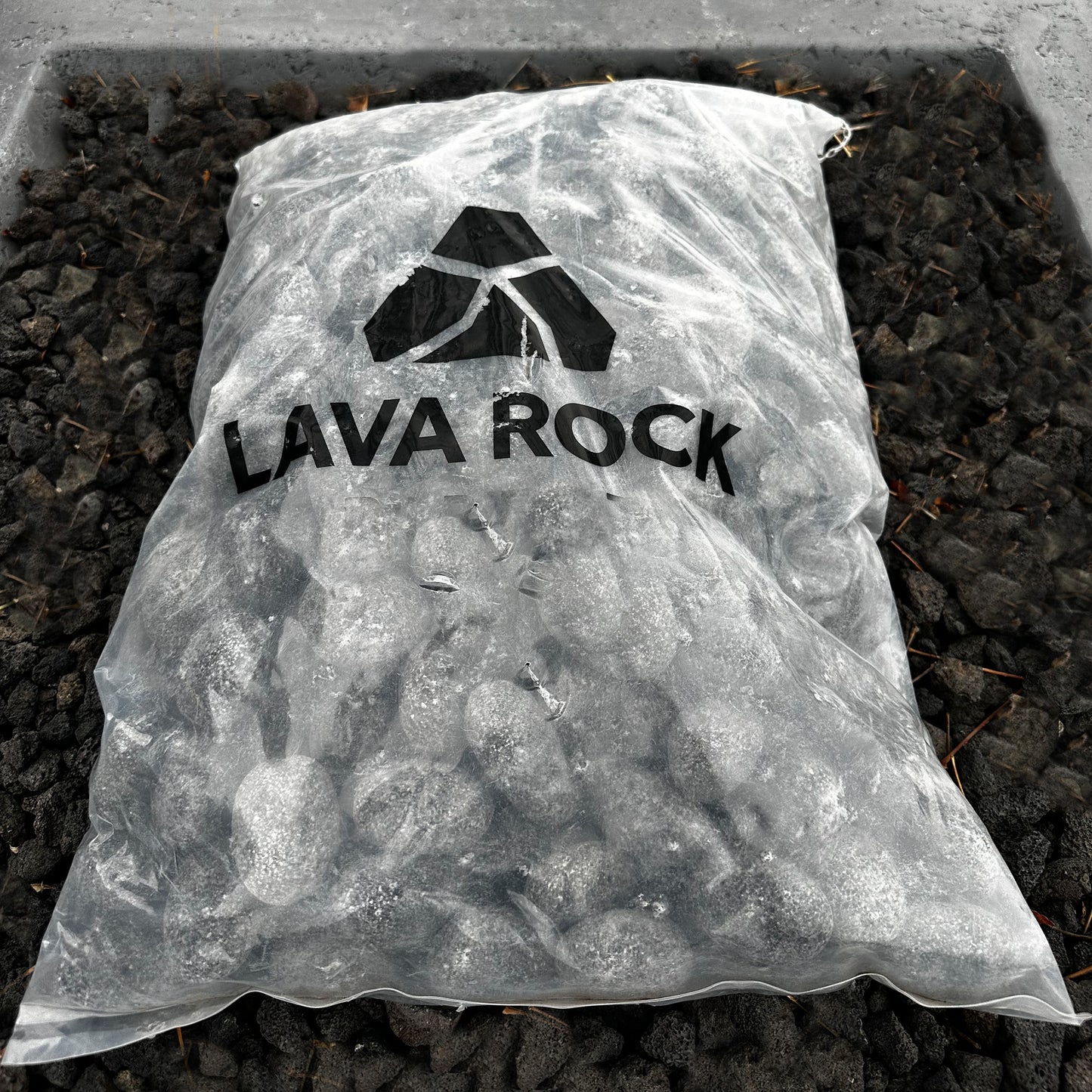 Medium Tumbled Lava Stones -  44 lbs