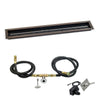 Linear Drop-In Pan with Spark Ignition Kits Oil Rubbed Bronze