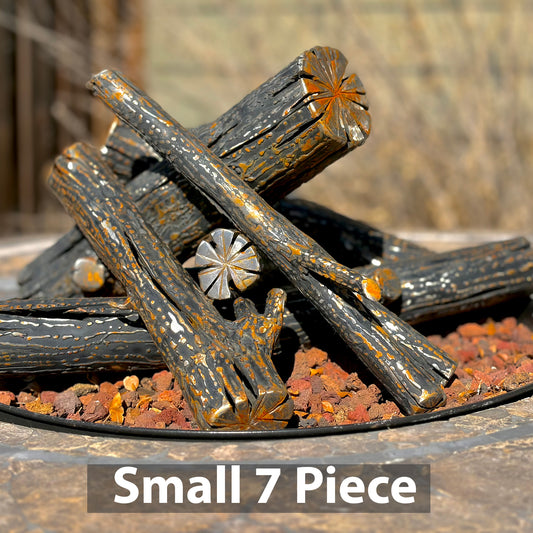 Chill Fire Handcrafted Steel Logs - 2 sizes