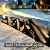 Steel Log Set, 3-sizes