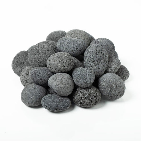 Medium Tumbled Lava Stones -  44 lbs