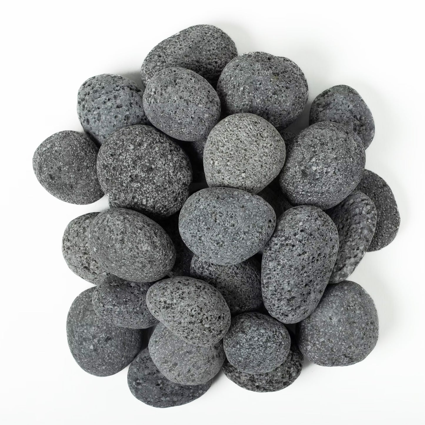 Medium Tumbled Lava Stones -  44 lbs