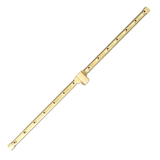 Warming Trends Crossfire Linear Brass Gas Fire Pit Burners - 9 Sizes