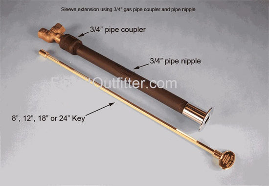 valve key extension