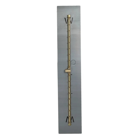Warming Trends Crossfire Linear Brass Gas Fire Pit Burners - 9 Sizes