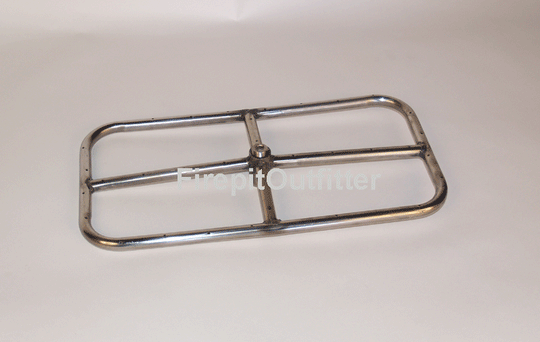 18" x 9" Stainless Steel Rectangle Ring