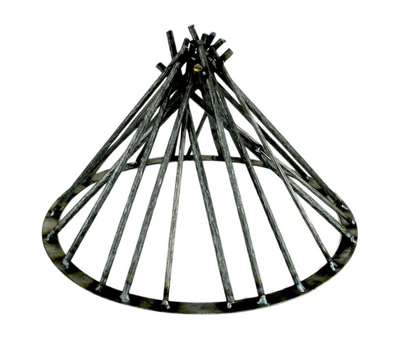 22" Fire Twig Sculpture for outdoor gas fire pits.