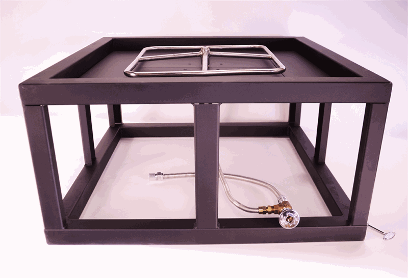 Custom Square Fire Pit Kit 27″