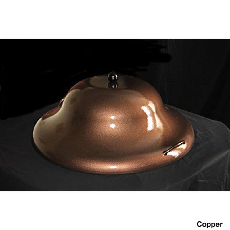 44" Hard Aluminum Fire Pit Cover Copper Finish