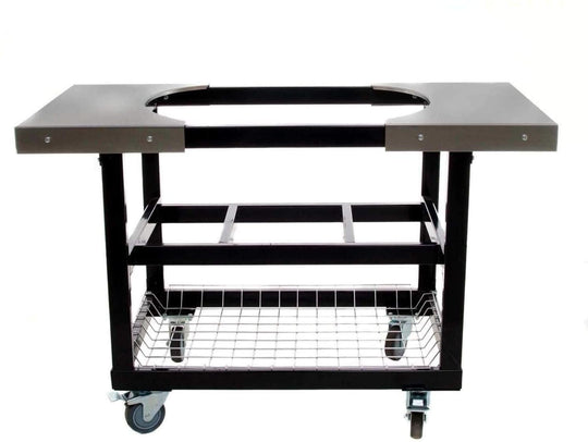 Primo Cart, Basket & Stainless Steel Side Tables for Oval Junior Grill
