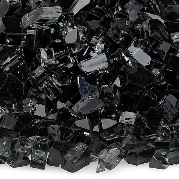 Black Fire Glass 1/4"