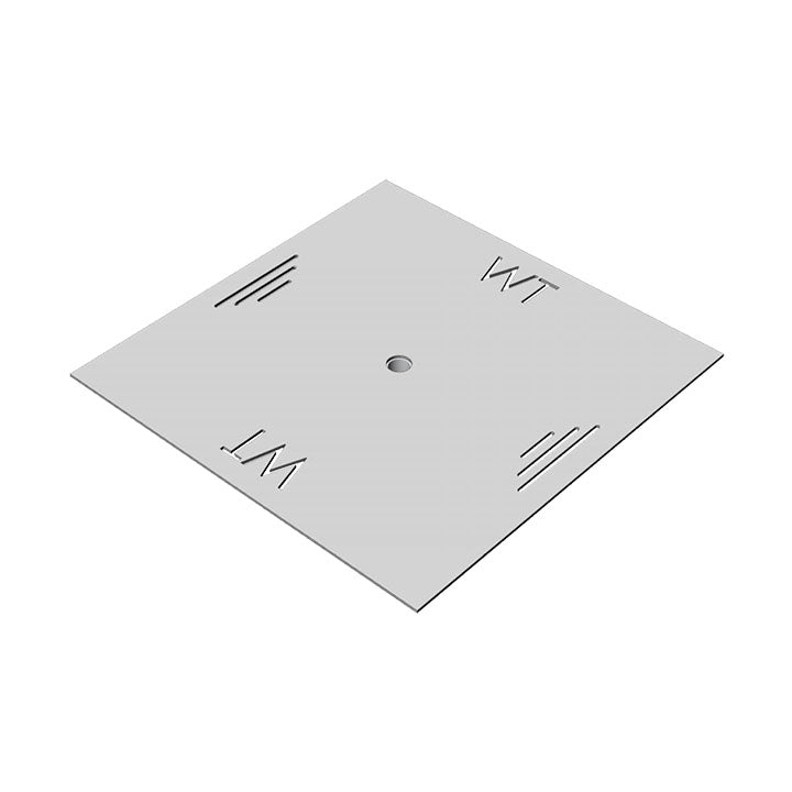 Warming Trends Square Aluminum Fire Pit Plate- 7 Sizes Available