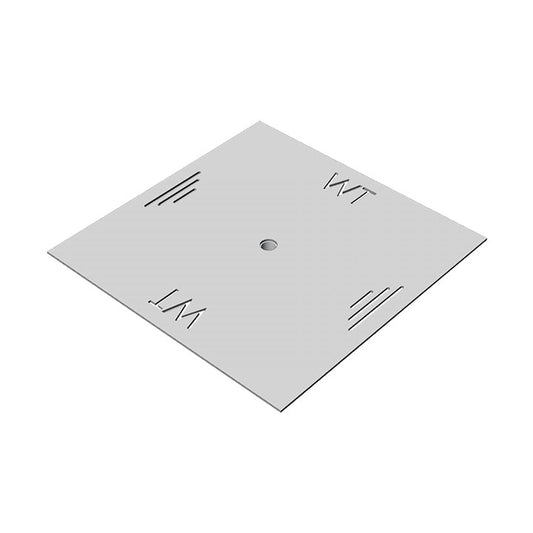 Warming Trends Square Aluminum Fire Pit Plate- 7 Sizes Available