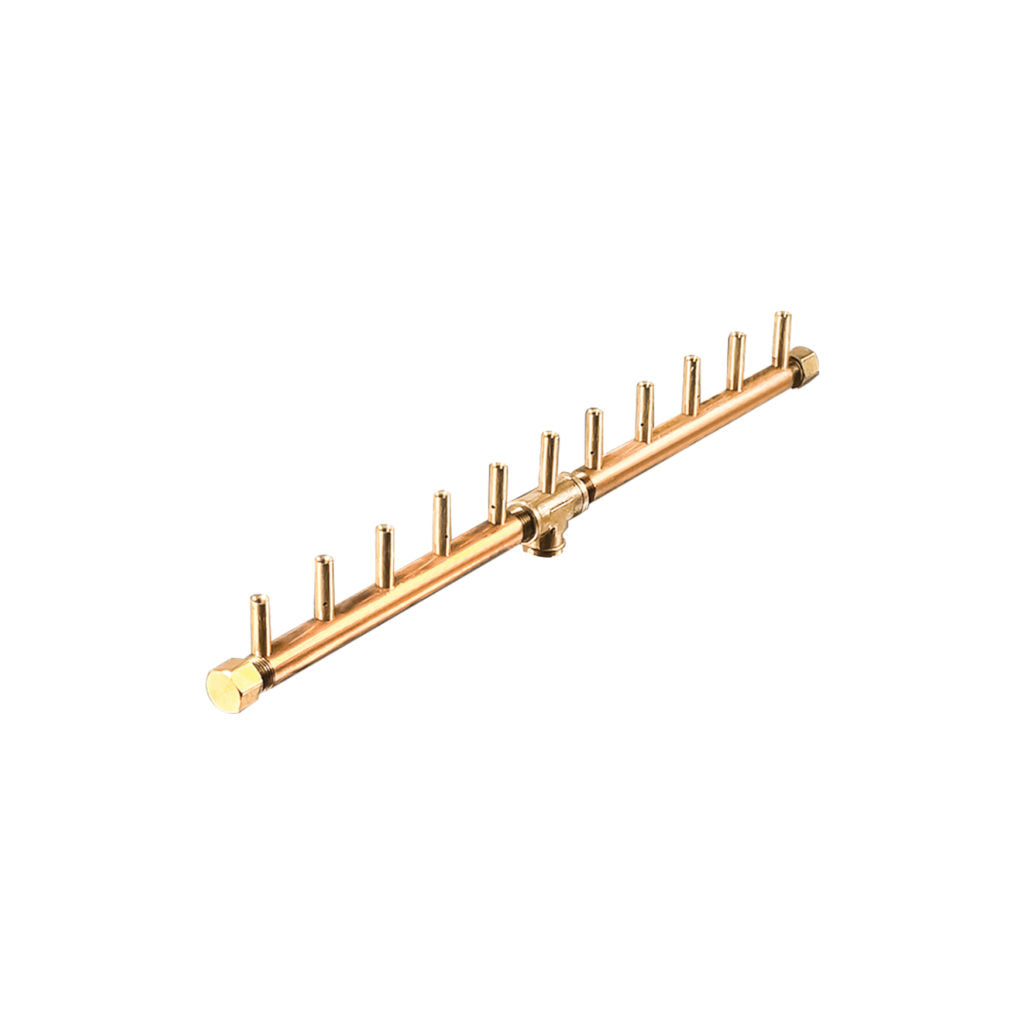 Warming Trends Crossfire Linear Brass Gas Fire Pit Burners