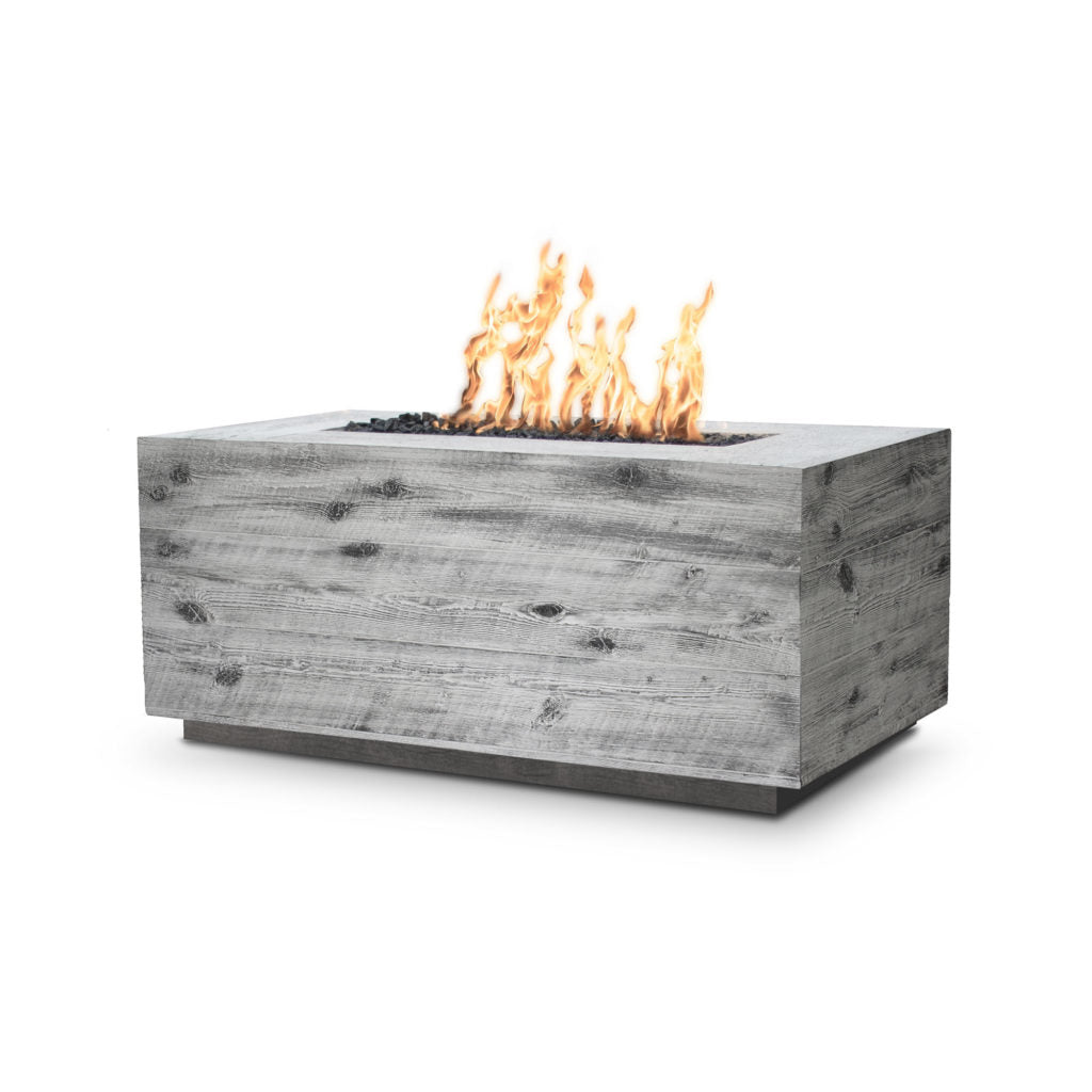 Catalina Wood Grain Finish GFRC Gas Fire Pit (7 sizes)