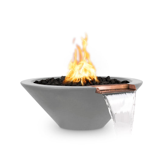 Cazo 36" Round Concrete Fire and Water Bowl