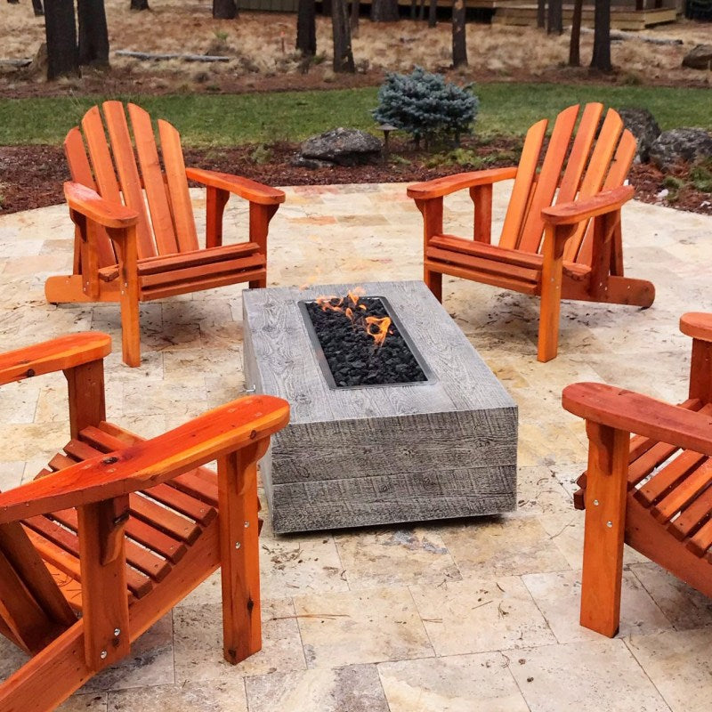 Coronado Wood Grain Gas Fire Pit (7 sizes)