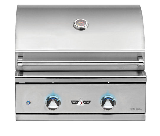 Delta Heat 26 Inch Built In Gas Grill with Interior Lights