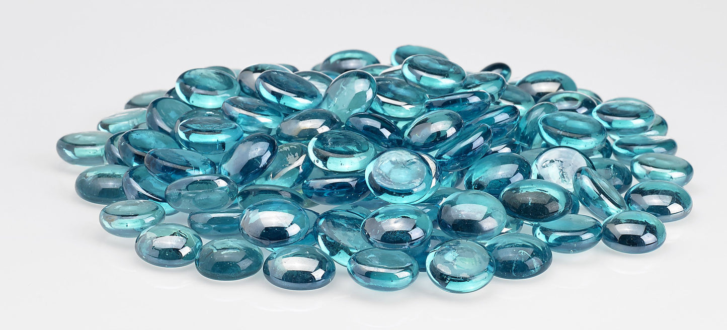 Aqua Blue Luster Firebeads