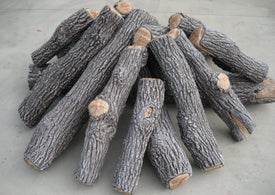 64" Split Bark Log Set