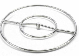 24" Stainless Steel Fire Pit Ring (HIGH CAPACITY)