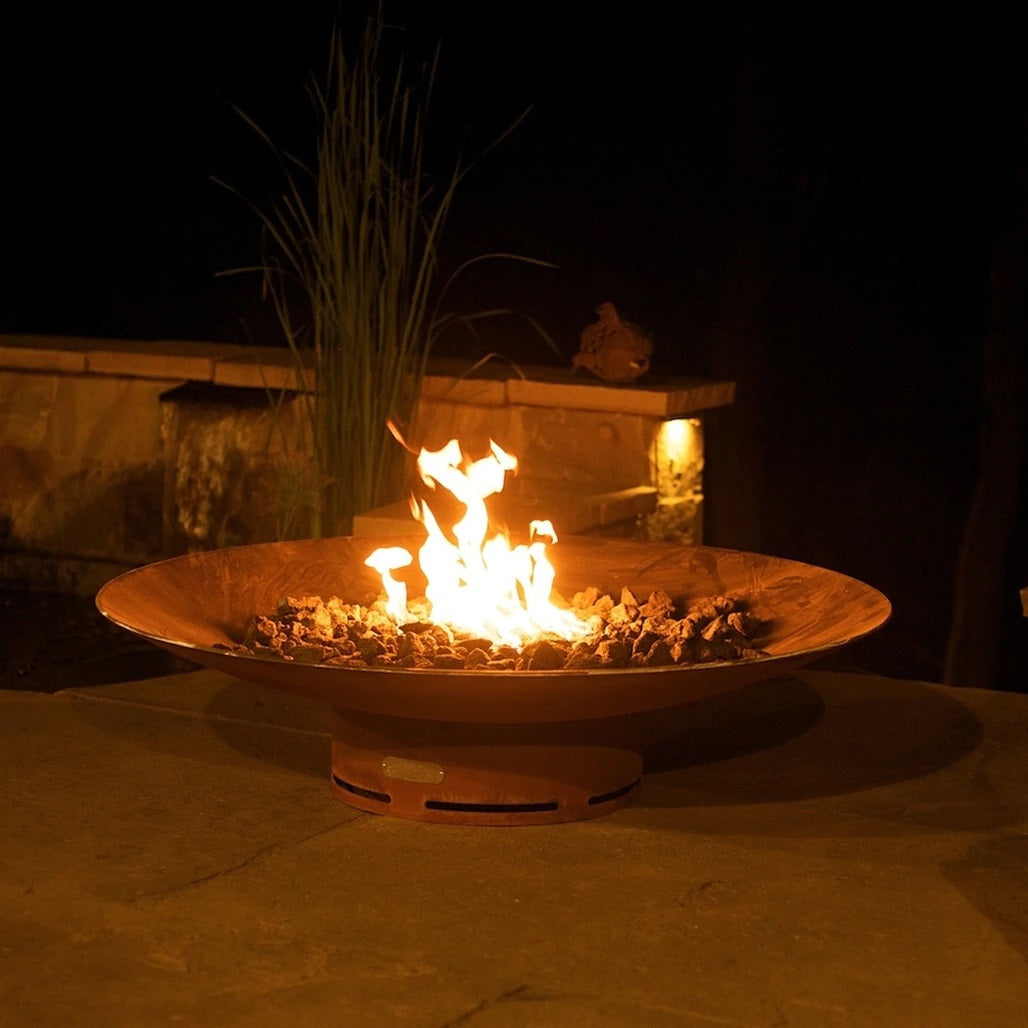 Asia 36″ Gas Fire Pit by Fire Pit Art