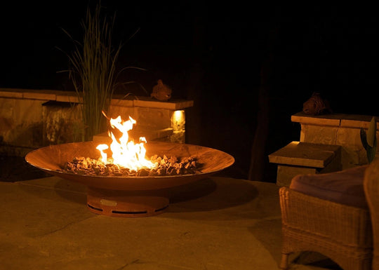 Asia 60″ Gas Fire Pit by Fire Pit Art