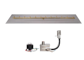 Rectangular All Weather Systems w/ Linear Brass Bullet Burner