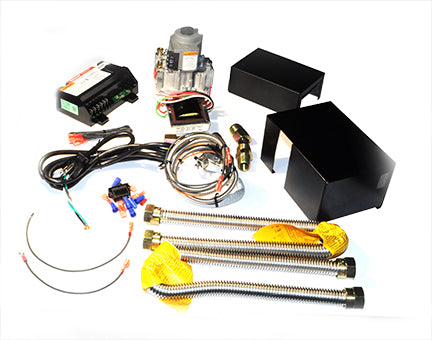 Electronic Ignition Gas Fireplace Valve Kit